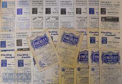 Selection of Finchley FC home match programmes 1947/48 Wealdstone (ph), 1948/49 Bromley, 1951/52