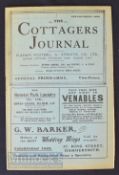 1924/25 Fulham v Wolverhampton Wanderers football programme 21 February Div. 2 Good.