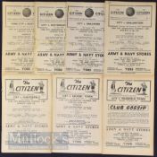 Selection of York City home match programmes to include 1948/49 Southport 1949/50 Rotherham Utd