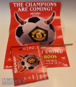 1999 ‘The Socceroos’ match poster for the football tour match of Manchester Utd 15 July 1999 at
