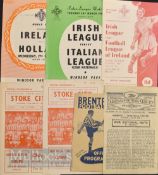 Mixed Selection of Football Programmes includes 46/47 Brentford v Sheffield Utd, 46Arsnela v