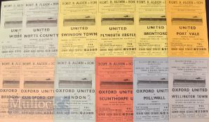 Pre-league Oxford Utd home match programmes to include 1959/60 Wisbech, Notts. County (f), Swindon