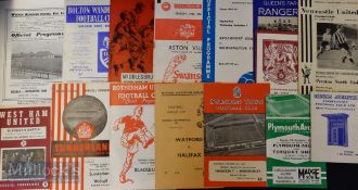 Collection of Football League Cup match programmes to include 1960/61 Wrexham v Northampton Town,
