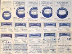 Collection of Oldham Athletic football programmes to include 1946/47 Crewe Alexandra 1947/48