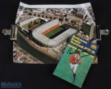 Phil Bennett Signed Rugby Items (2): The Rothmans Rugby Yearbook 1977-78, lovely solo pic of Phil to