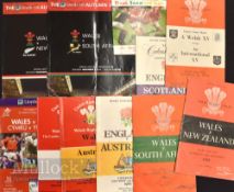 UK v Overseas etc Rugby Programmes (10): Wales v NZ 1953 (last win!) & 2004 (narrowest defeat