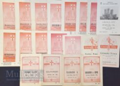 Collection of Lincoln City home match football programmes to include 1949/50 Brighton (FAC),