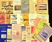 Selection of Non-League football programmes mainly 1960s featuring Rhyl, King’s Lynn, Rugby Town,