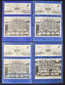 Selection of Watford home match football programmes 1953/54 Pegasus (fr), Luton Town (invitation