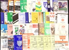 English Club Rugby Programmes (45): Inc several 1950s Headingley, Leicester v Blackheath 1966 & L