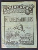 1933/34 West Bromwich Albion v Huddersfield Town reserves Central League match programme 28 April;
