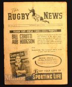 Scarce 1953 NSW v Queensland Rugby Programme: Large 20pp Rugby News Sydney edition for this inter-