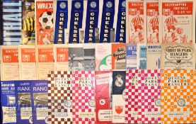 Mixed 1960s/70s Football programmes Chelsea are prominent,1960s x 107, there are also 40 x 1970s