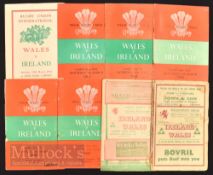 1949-2003 Wales v Ireland Rugby Programmes (26): Nearly 25 years of Celtic clashes, missing only