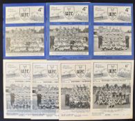 Selection of Watford home match programmes to include 1954/55 Swindon, Doncaster Rovers (FAC) 1955/