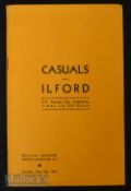 1936 FA Amateur Cup Final (Replay) at West Ham United Casuals v Ilford 2 May match programme has