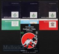 Scotland ‘Doublers’ Rugby Programmes (4): Spare copies of those listed in earlier lots, the issues