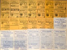 Collection of Southport home football match programmes 1947/48 Gateshead, 1948/49 Hartlepools Utd