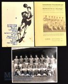 1966 Blue Stars youth tournament match programme in Zurich featuring Manchester Utd (winners) and