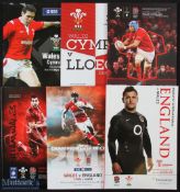 Wales/England Recent Mint Rugby Programmes (6): All at Cardiff 2005 (Grand Slam), 2013, 2015 &