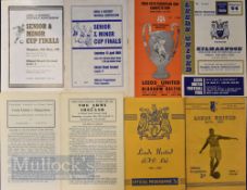 Selection of Leeds Utd home match programmes 1949/50 Bolton Wanderers (FAC) (ph), 1951/52