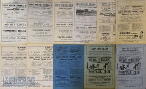 Selection of Grays Athletic FC home match programmes to include 1948/49 Uxbridge, 1949/50 RAFA
