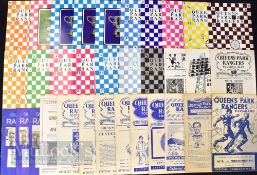 Collection of Queens Park Rangers home football programmes to include 1946/47 Middlesbrough (FAC)
