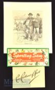 Rugby & Sport Cartoon Collection (3): Mounted well known late 19th century ‘Punch’ cartoon, John
