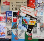 1977/1980/1983/1997/2005 British & Irish Lions Rugby Programmes etc (21): 1977 NZ 1st & 4th Tests