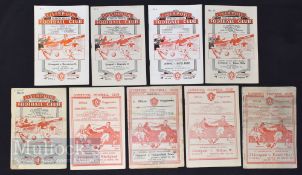 Selection of Liverpool home match programmes to include 1949/50 Exeter City (FAC), Bolton Wanderers,