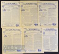 Selection of Leyton Orient home match programmes to include 1953/54 Coventry City 1954/55 QPR 1955/