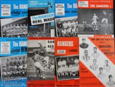 Rangers home match programmes in Europe 1959/60 Red Star (Bratislava), 1961/62 Standard Liege,