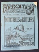 1932/33 West Bromwich Albion v Manchester City reserves Central League match programme 14 April;