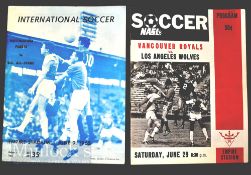 1968 Vancouver Royals v Los Angeles Wolves football programme 29 June Empire Stadium Vancouver; also