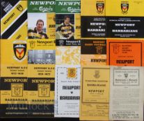 1947-1996 Barbarians at Newport Rugby Programmes (15): The issues from this great Easter clash in