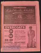 1935/36 Liverpool v Wolverhampton Wanderers football programme 21 March, Div. 1. Sellotape to spine,