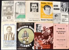 Selection of Newcastle Utd player testimonial match programmes to include 1955/56 All Stars (Bobby