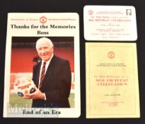 1989 Celebration Dinner for Sir Matt Busby CBE, KCSG, 80th Birthday Friday 2 June 1989