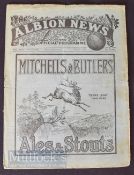 1931/32 West Bromwich Albion v Leeds Utd reserves, Central League match programme 7 May; slight