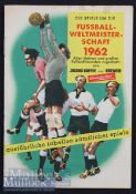 Scarce 1962 World Cup Booklet ‘Jacobs Kaffee’ in German most match scores filled in neatly, with