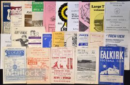 Collection of Scottish League match programmes to include 1957/58 Raith Rovers v Cowdenbeath, 1958/