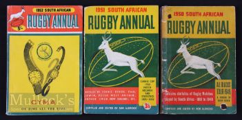 1950-52 First South African Rugby Annuals (3): Historic trio of the earliest of the Annuals, the