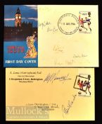 1966 World Cup Signed First Day Cover featuring Moore (feint), Ramsey, Banks, Hurst, Ball, Stiles,