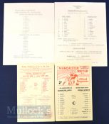 1968/69 Lancashire Senior Cup Manchester Utd v Oldham Athletic football programme (replay), Oldham