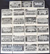 Football teams 1958/59 black & white team groups by Fleetway publications to include Chelsea,