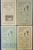 Selection of Cowdenbeath FC home match programmes to include 1952/53 Albion Rovers 1953/54 Third