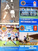 Club Brugge European football home match programmes to include 1984/85 UEFA Tottenham Hotspur,