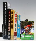 General Rugby Book Selection (6): Hardbacks: Large impressive photo/text volume, Rugby, The Golden
