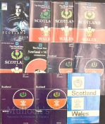 1971-1991 & 2001 Scotland v Wales Rugby Programmes (11): 20 years+ of this great rivalry, only