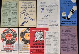 Selection of Scottish Junior Cup programmes to include Aberdeenshire Cup Finals 1962 Deveronvale v